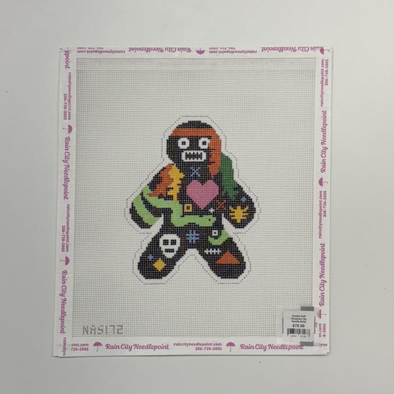 Voodoo Doll Ornament (by Needle Nola)