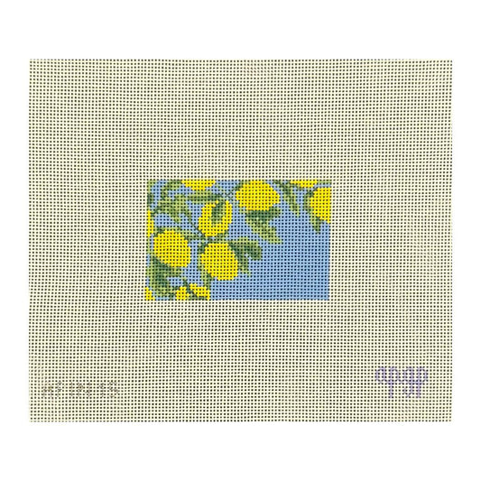 Lemons on Blue - Insert (by Melissa Loves Needlepoint)