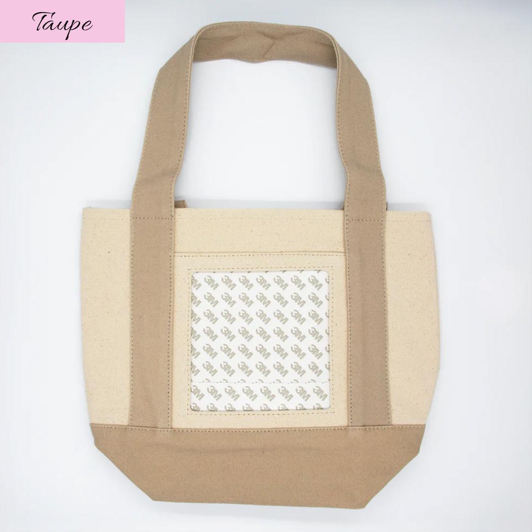 Self-Finishing Mini Canvas Tote