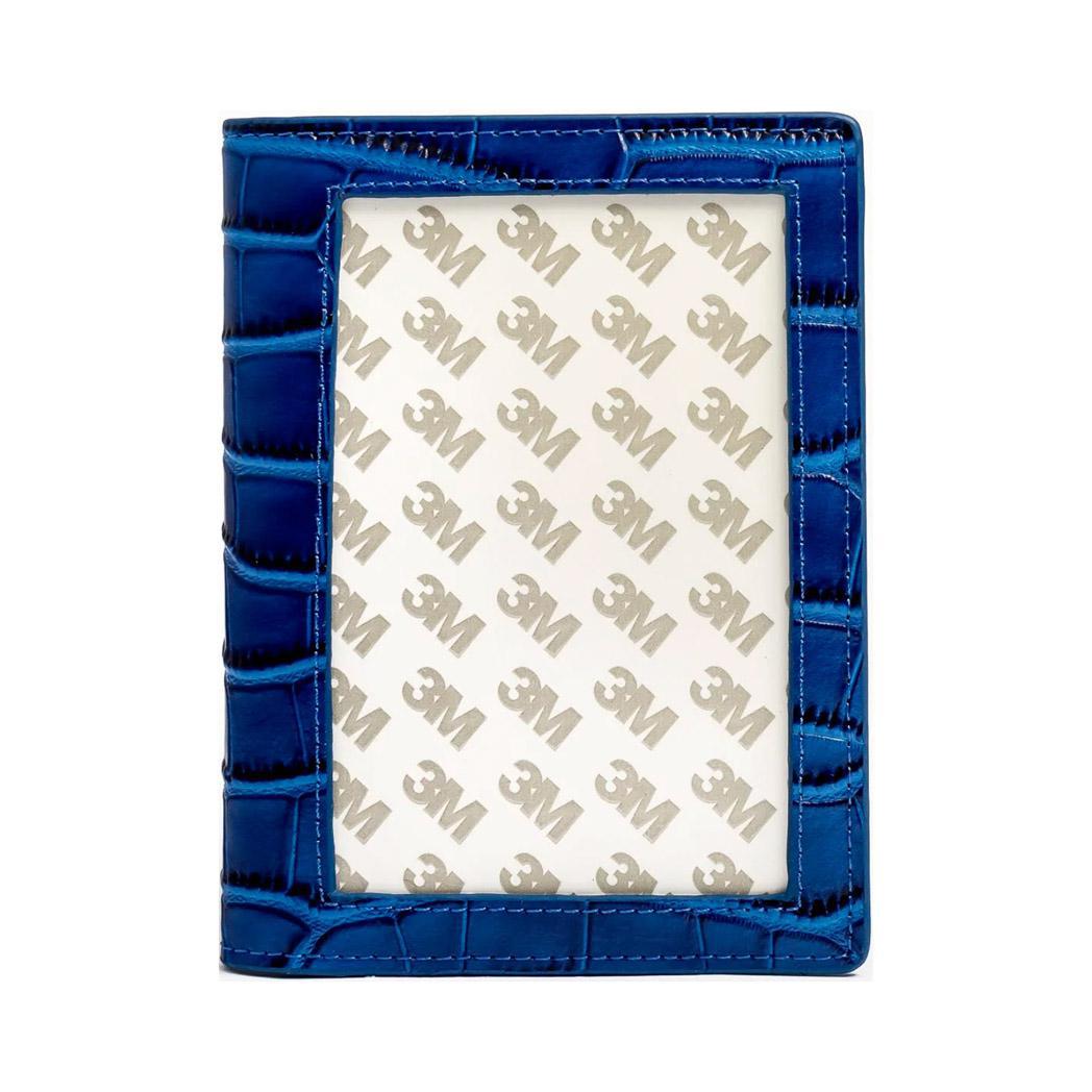 Passport Cover | Embossed Crocodile Leather