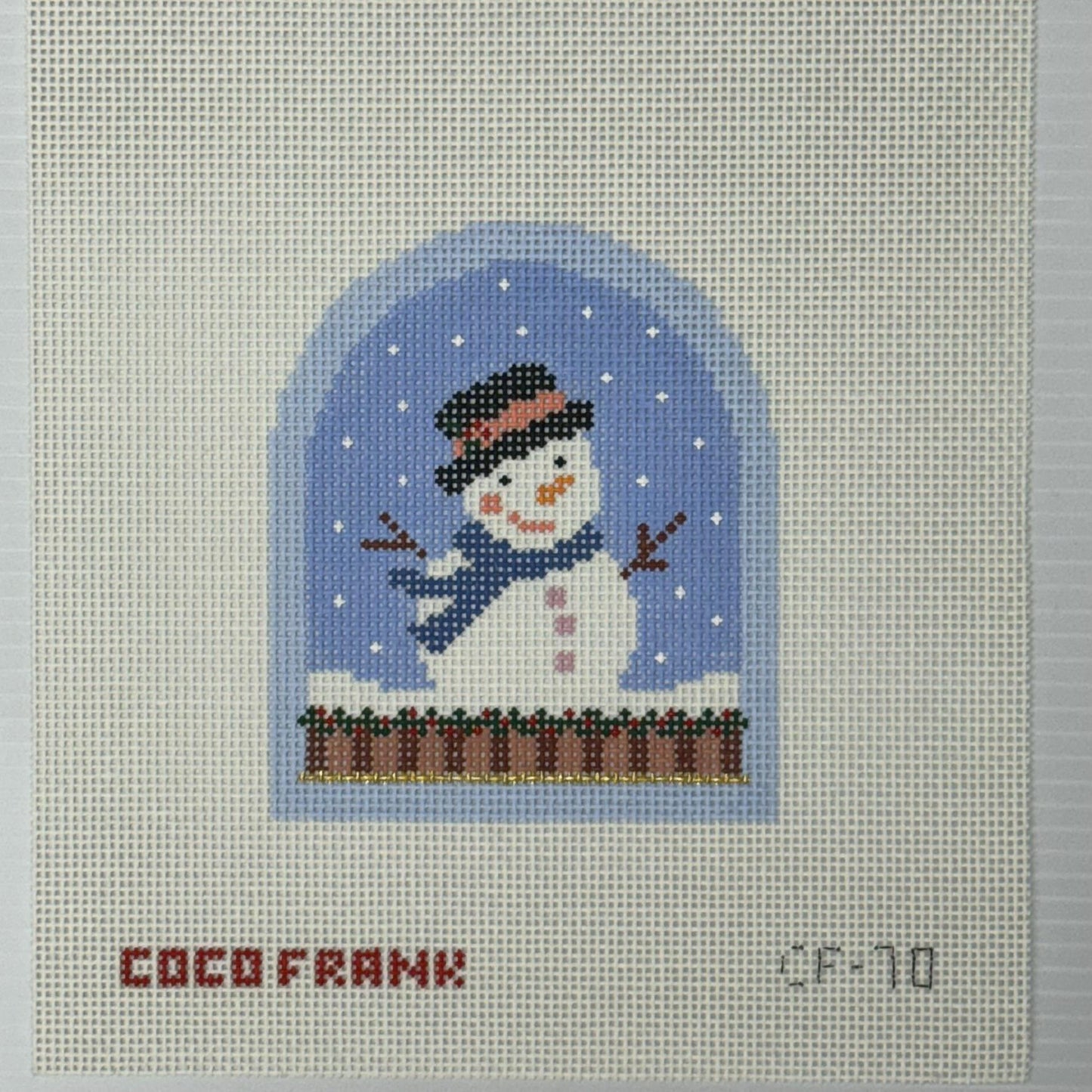 Snowman Snow Globe (by Coco Frank) CF-70