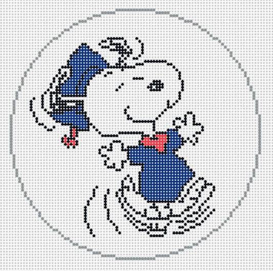 Snoopy Graduation Dance (by Officially Needlepoint) - GRAD01