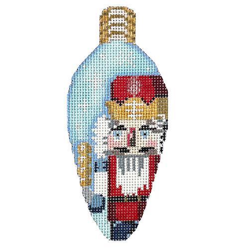 Nutcracker King Light Bulb (by Bradley Needlepoint) CT1957