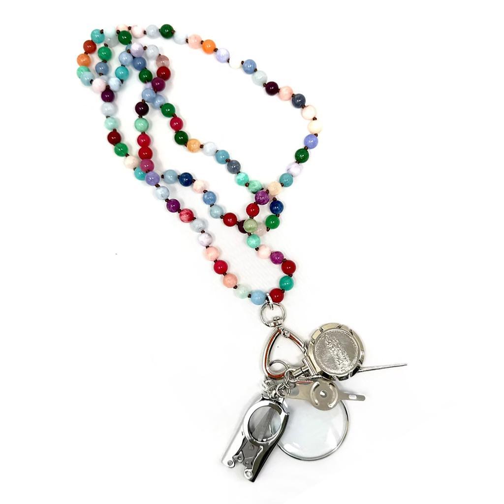 Gemstone Heart Chatelaine - So Colorful