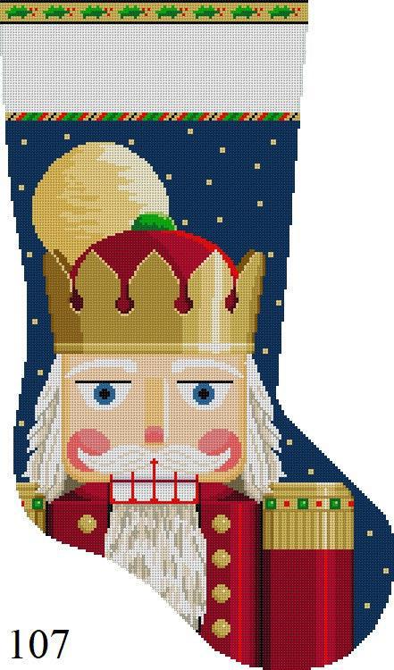Nutcracker Face Stocking (by Susan Roberts) SR107
