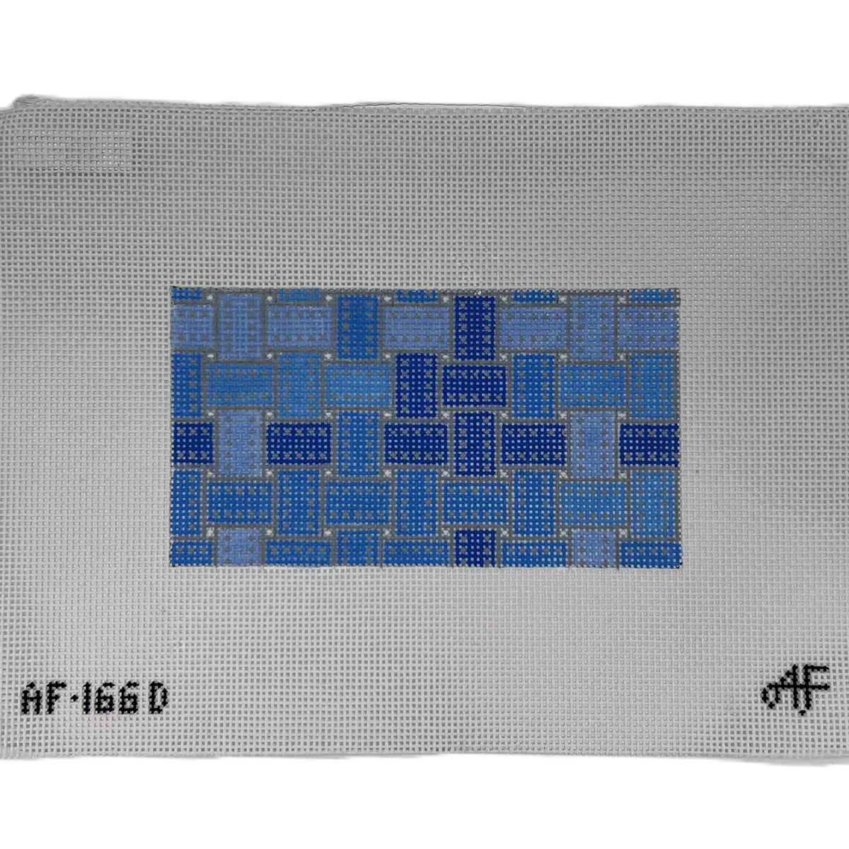 Ribbon Rectangular Insert 13ct, Denim