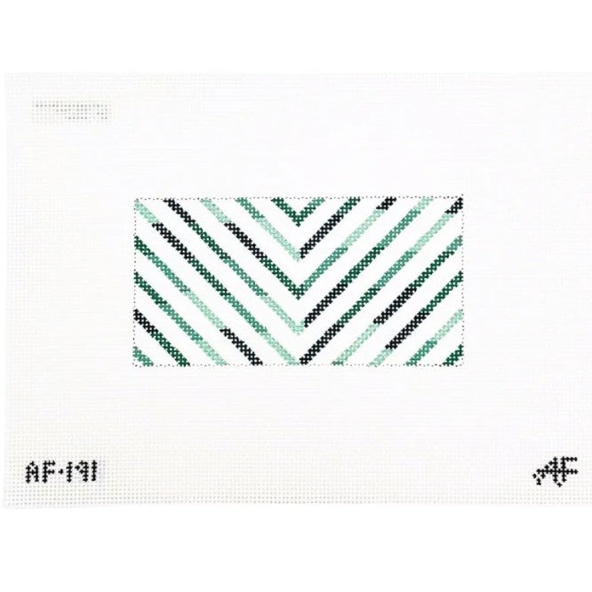 Chevron Insert 13ct, Green