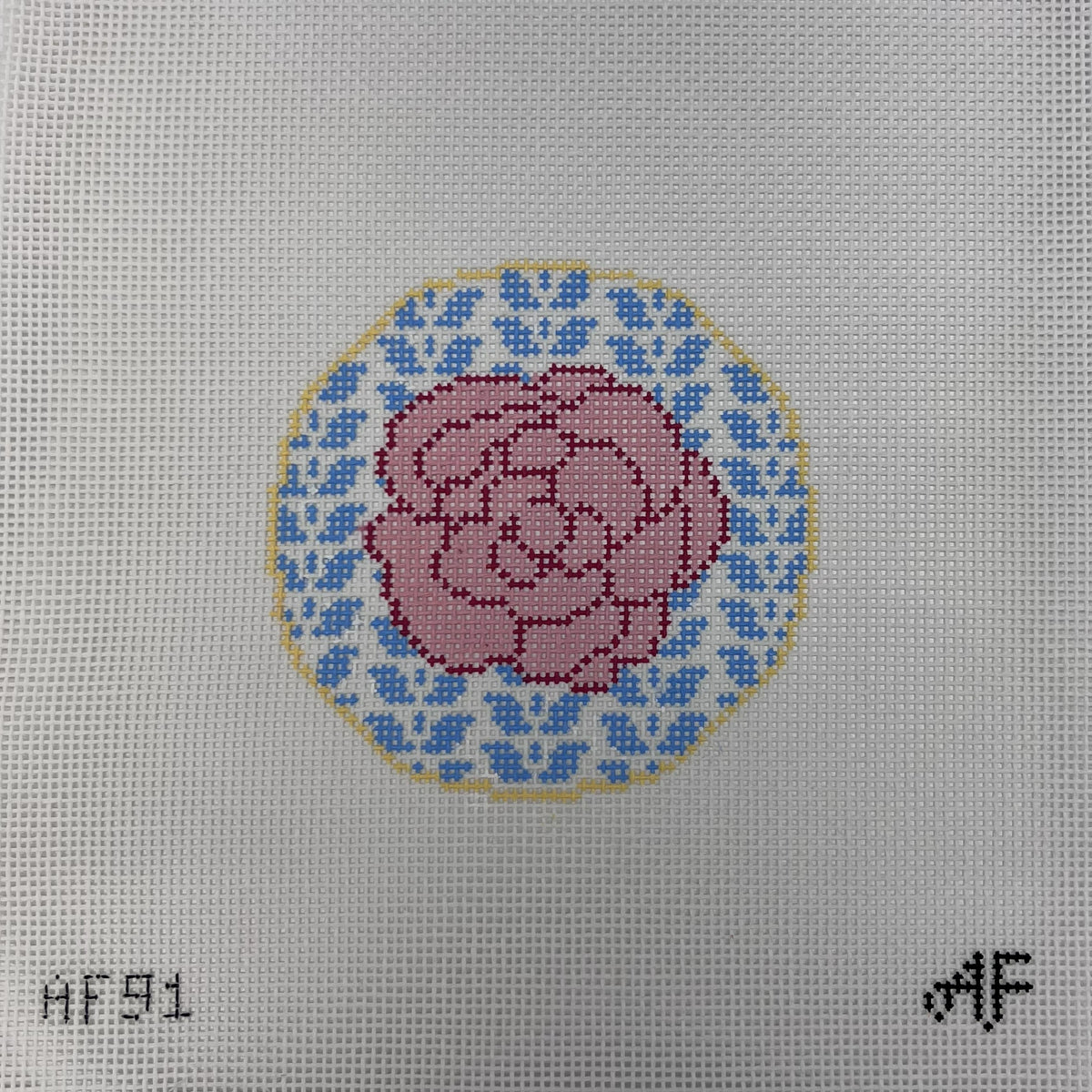 Pink 4" Flower Round