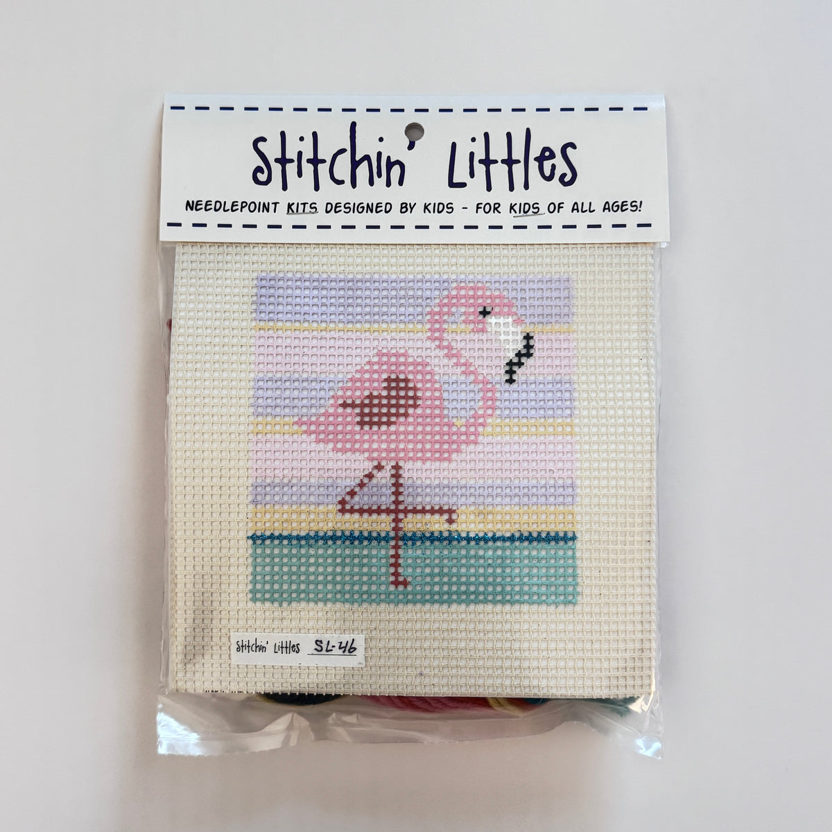 Flamingo Sunset (by Stitchin' Littles)