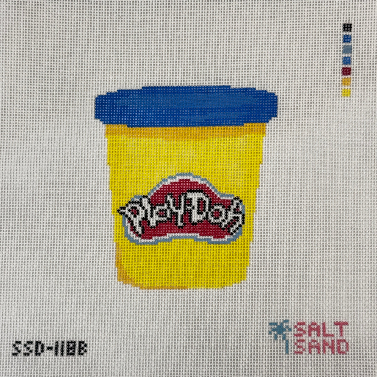 Play-Doh Blue Lid (by Salt & Sand Designs)