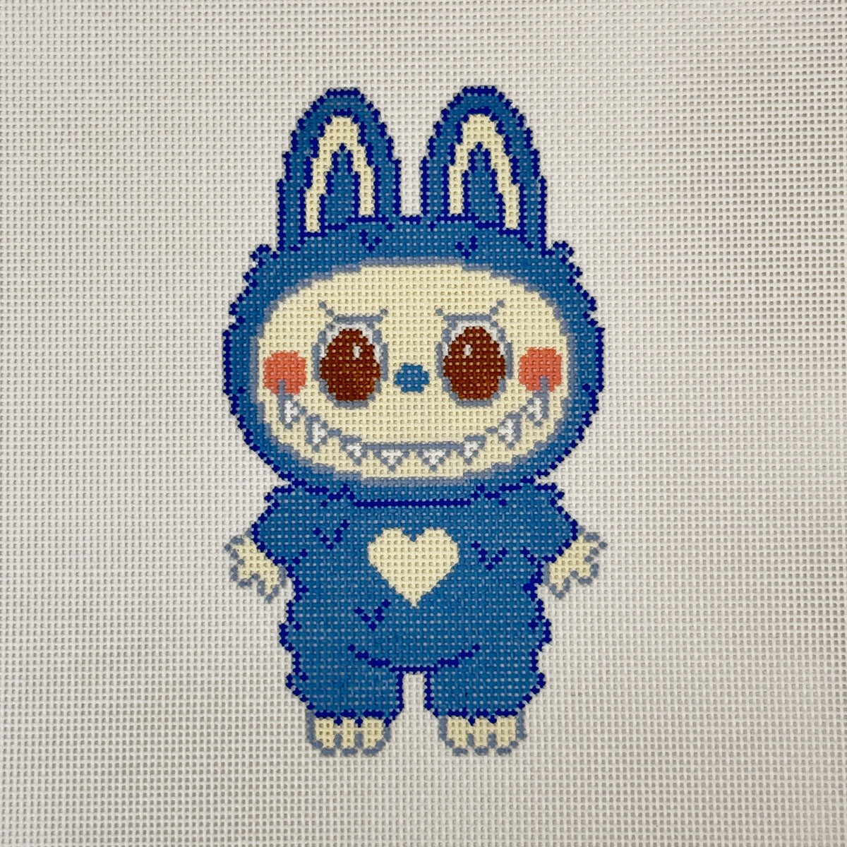 Blue Labubu 13 (by Judi & Co.)