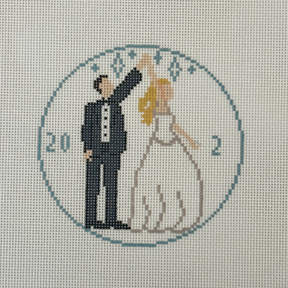 Dancing Wedding Couple (by Stitching w/ Stacey)