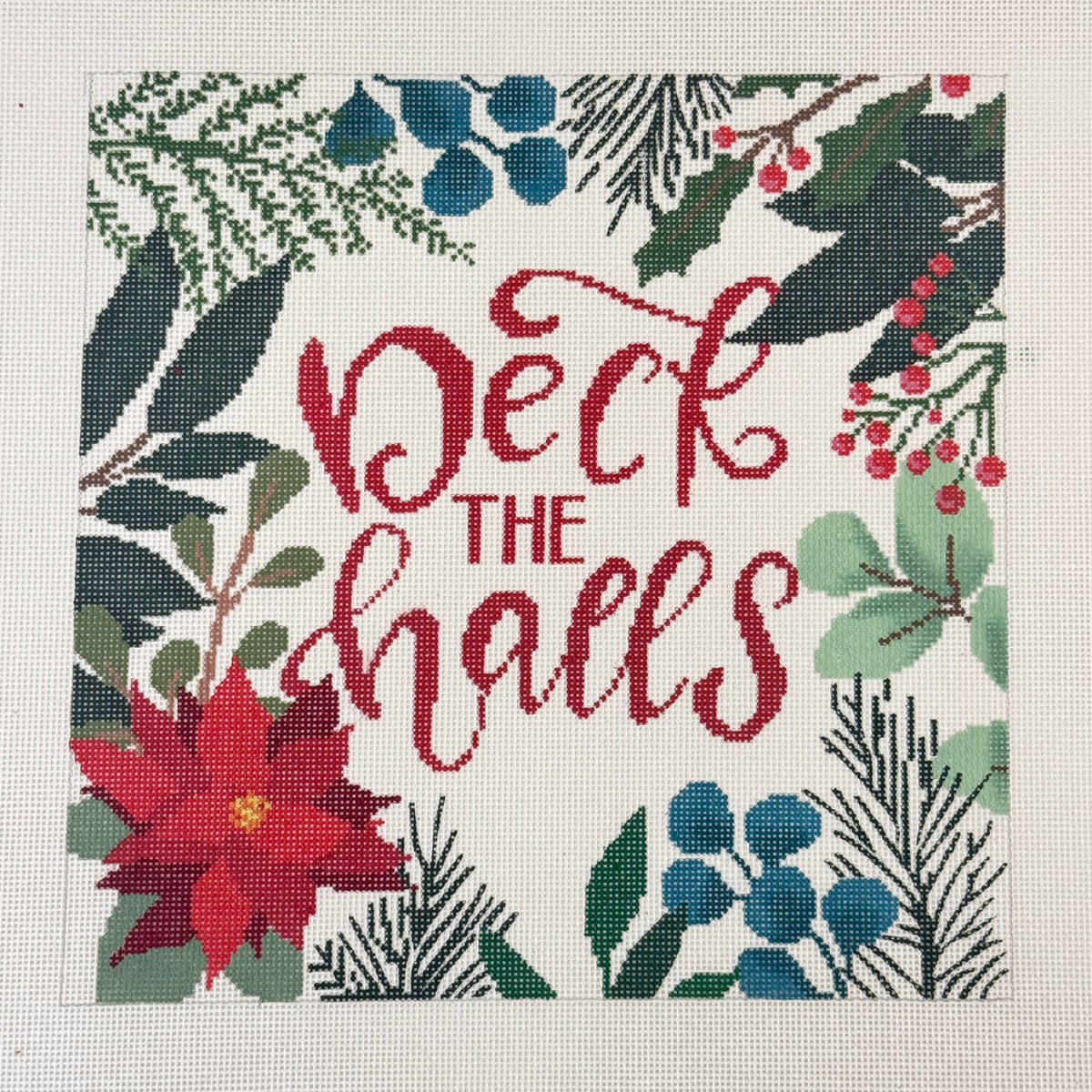 Deck the Halls Pillow (by LauraLove Designs)