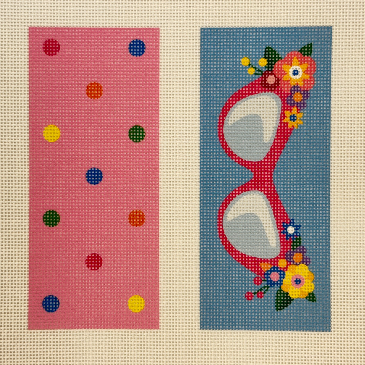 Cat Eyes Floral Glasses Eyeglass Case (by Pepperberry Designs)