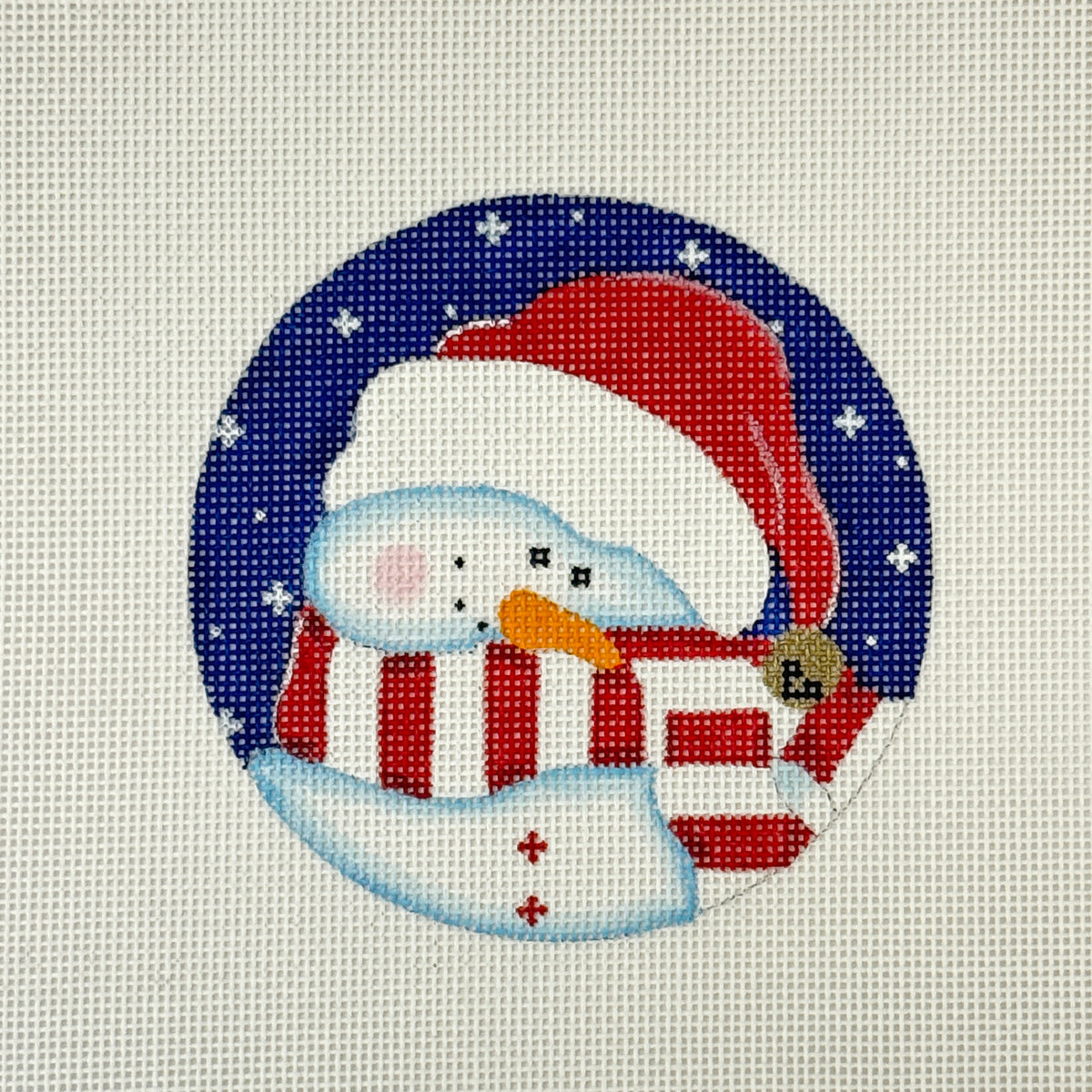 Shy Snowman, Red/White (by Pepperberry Designs)