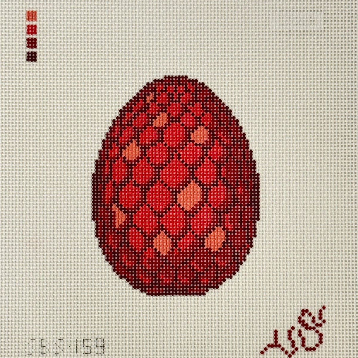 Dragon Egg - Ruby (by Spellbound Stitchery)