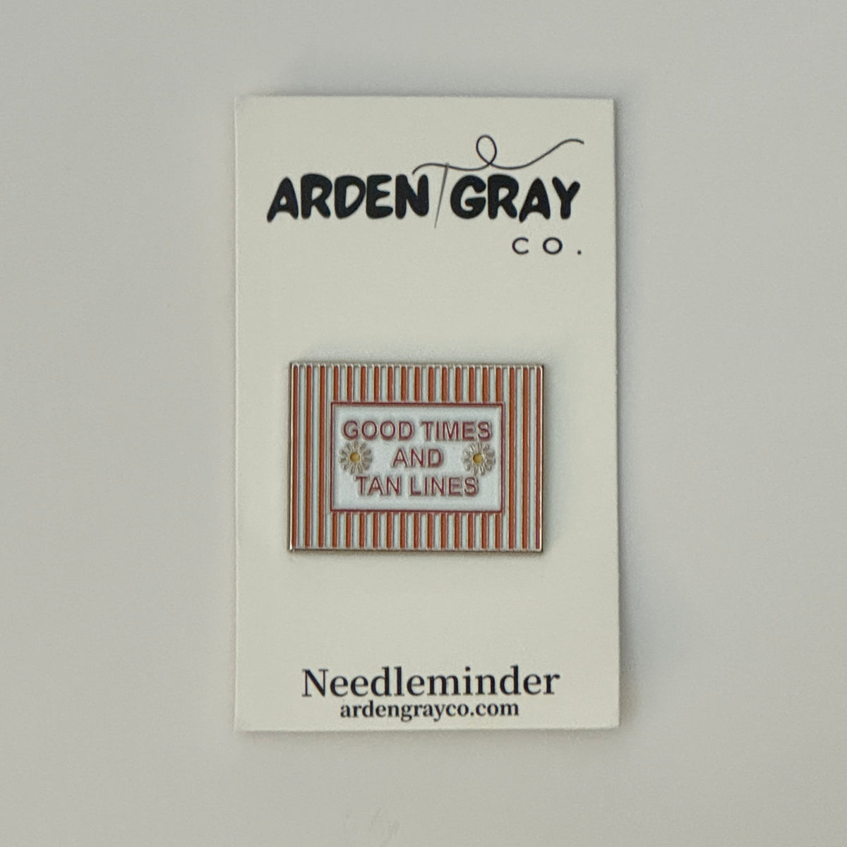 Good Times and Tan Lines Needle Minder