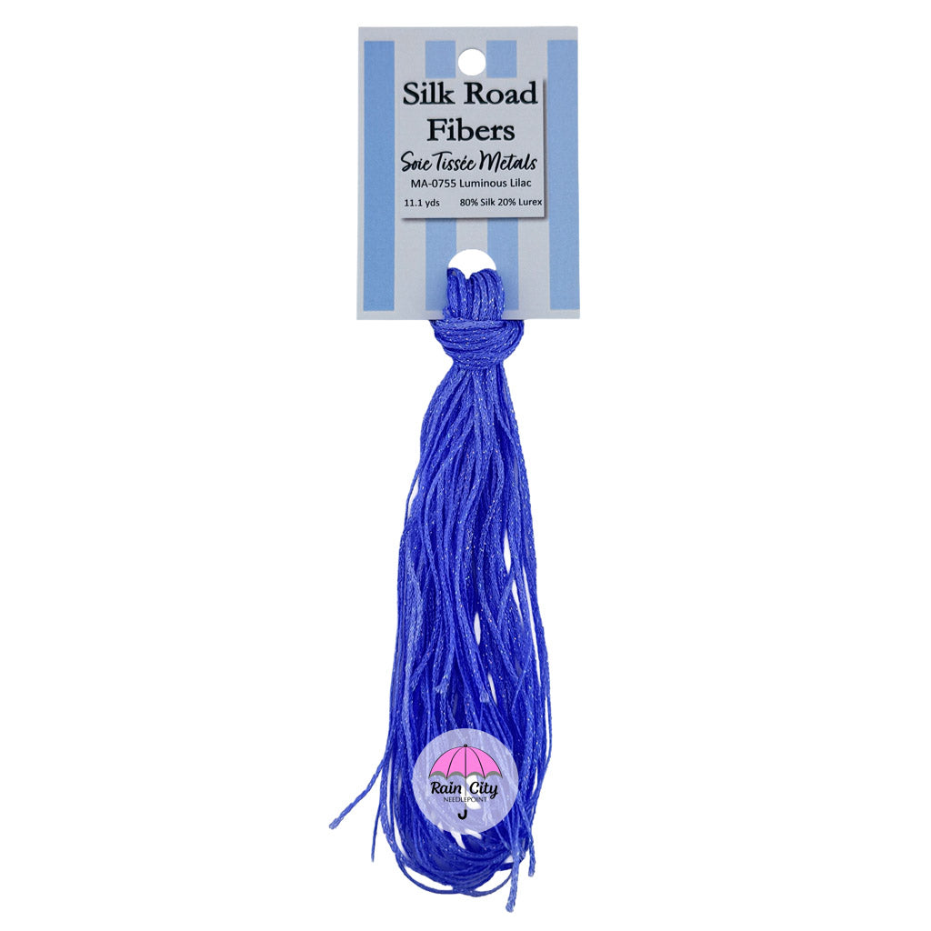 MA-0755 Luminous Lilac | Soie Tissée Metals