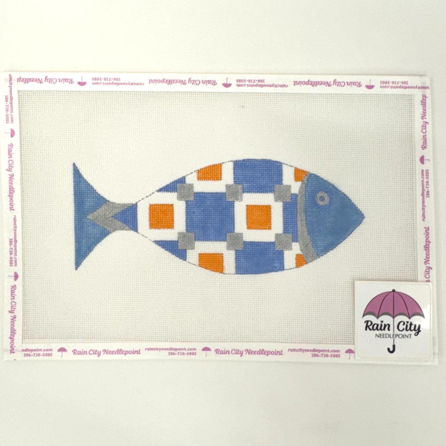 Orange Blue Fish (by Raymond Crawford) - HO-2675