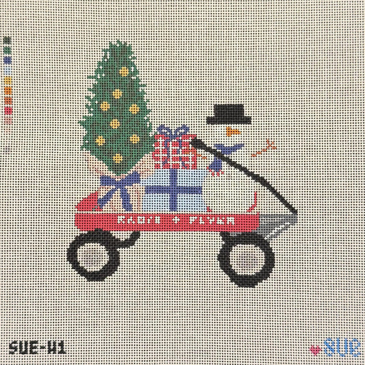 Christmas Wagon (by Atlantic Blue Canvas)