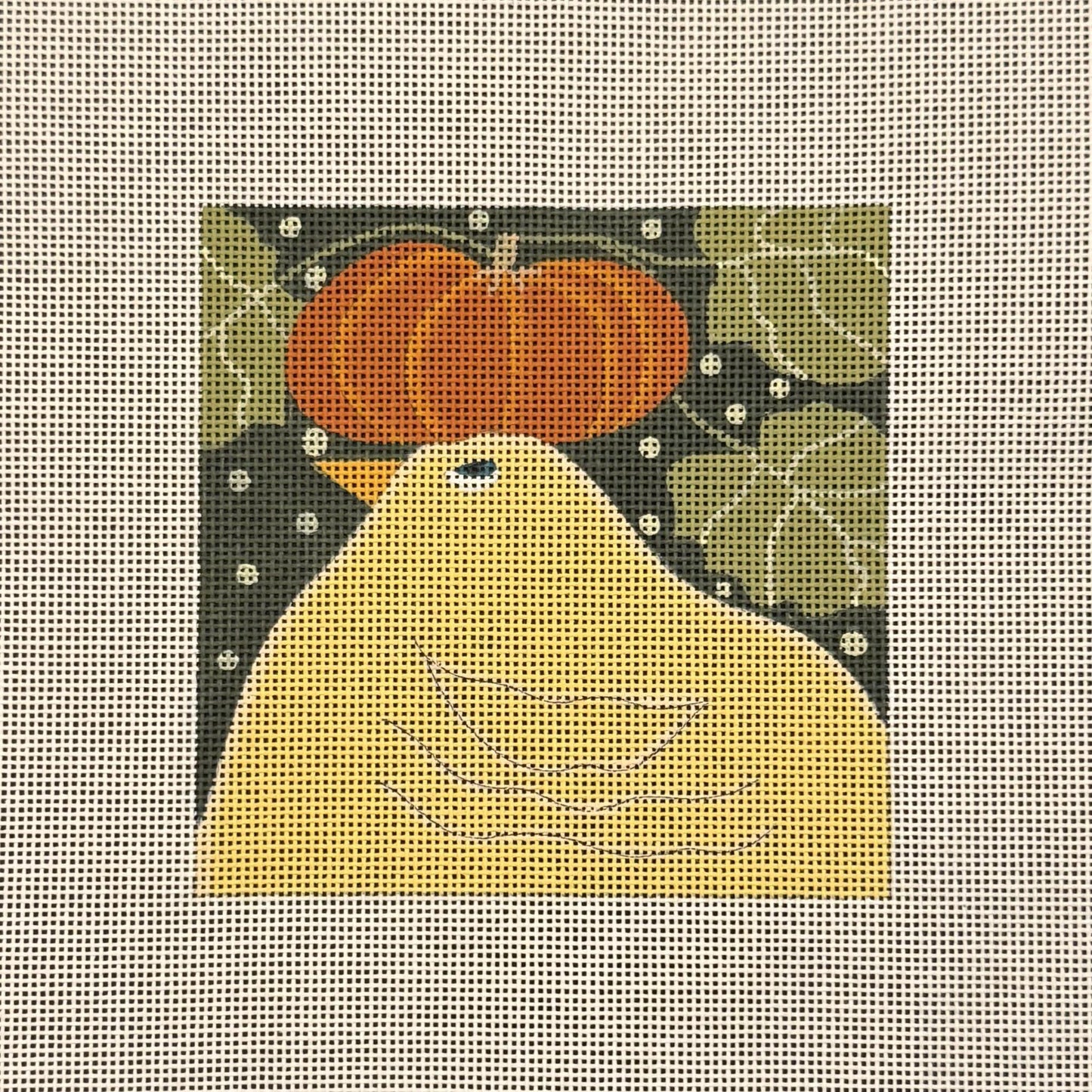 Yellow Bird with Pumpkin (by ditto!)