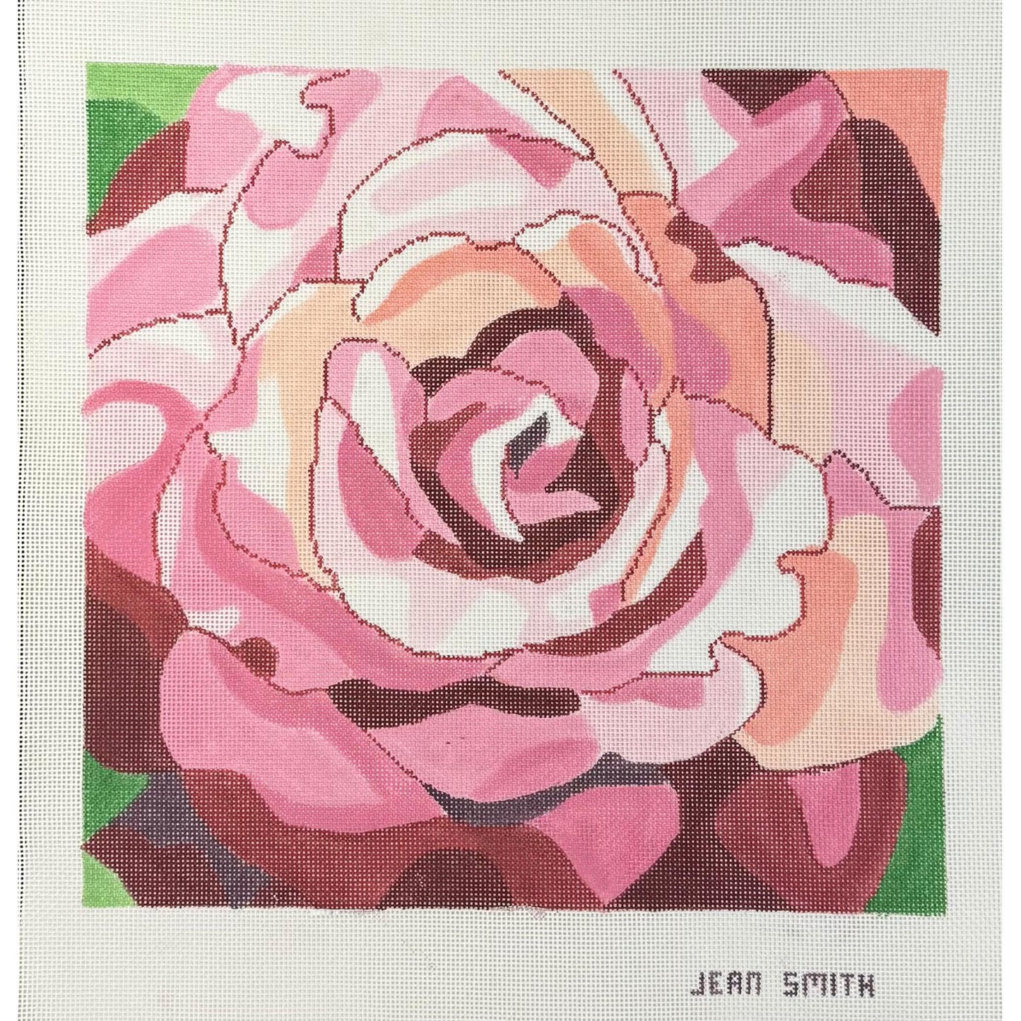 Pink Rose Large (by Jean Smith) 56E