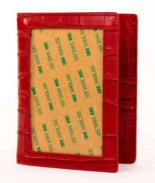 Passport Cover | Embossed Crocodile Leather