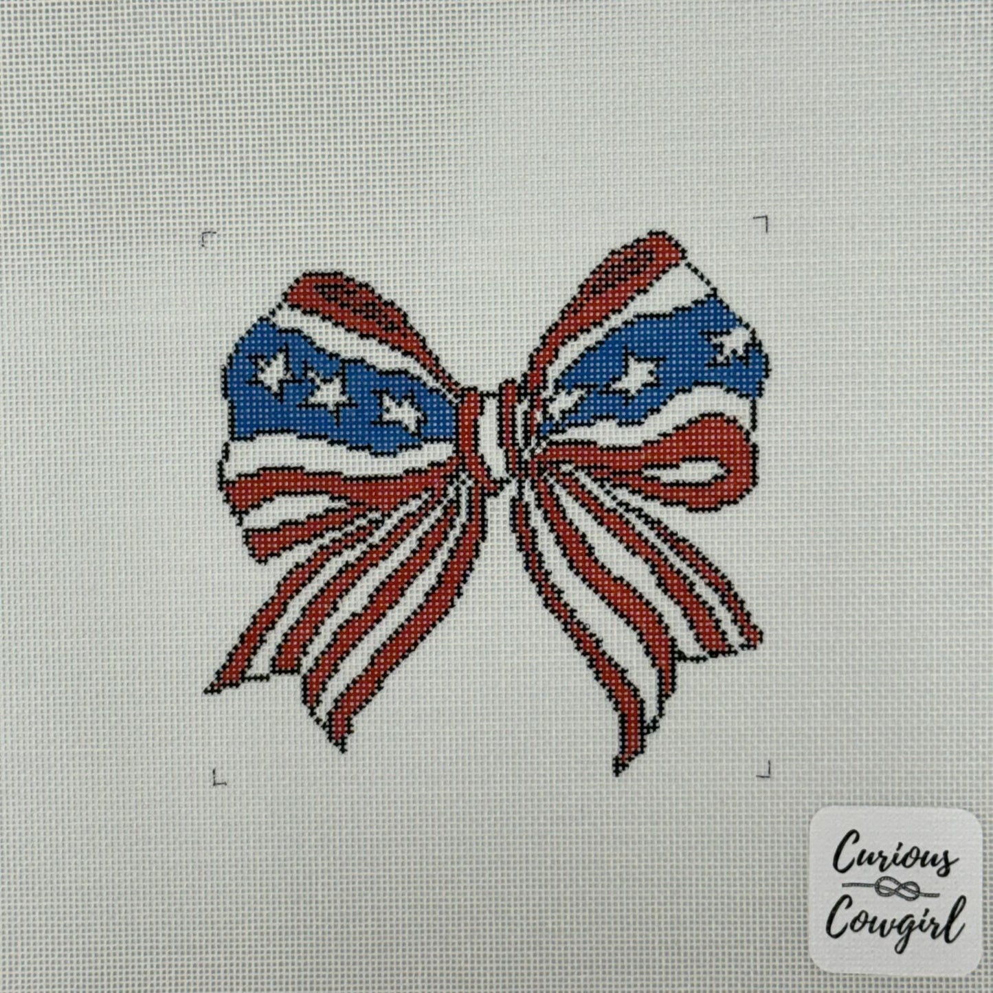 Patriotic Bow (by Curious Cowgirl)