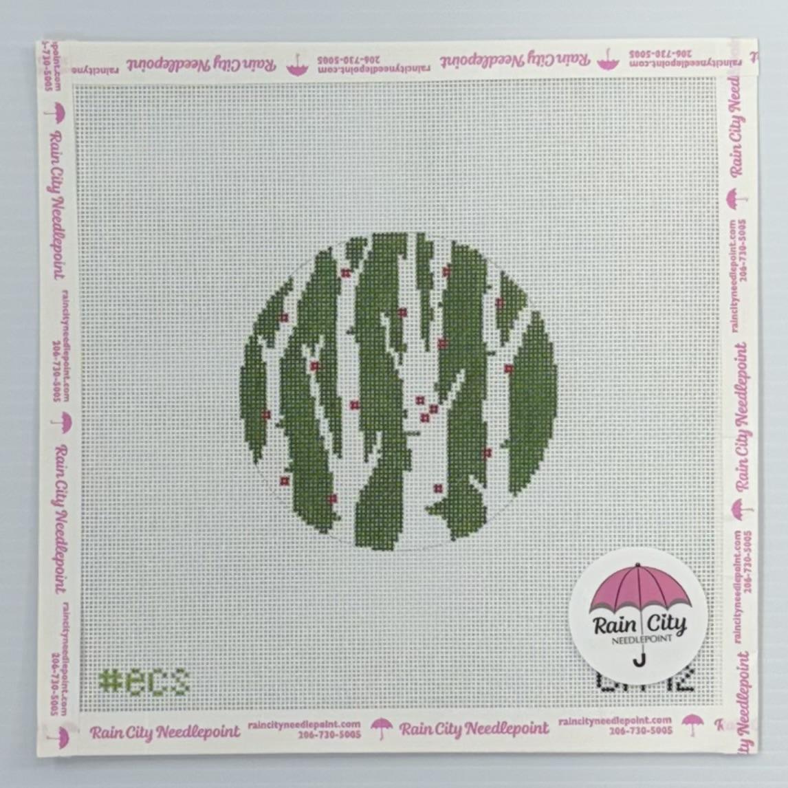 Birch Trees Card Art Ornament (by Elizabeth Crane Swartz) CA-12