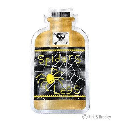 Spiders Legs Poion Bottle (by Bradley Needlepoint) KB320