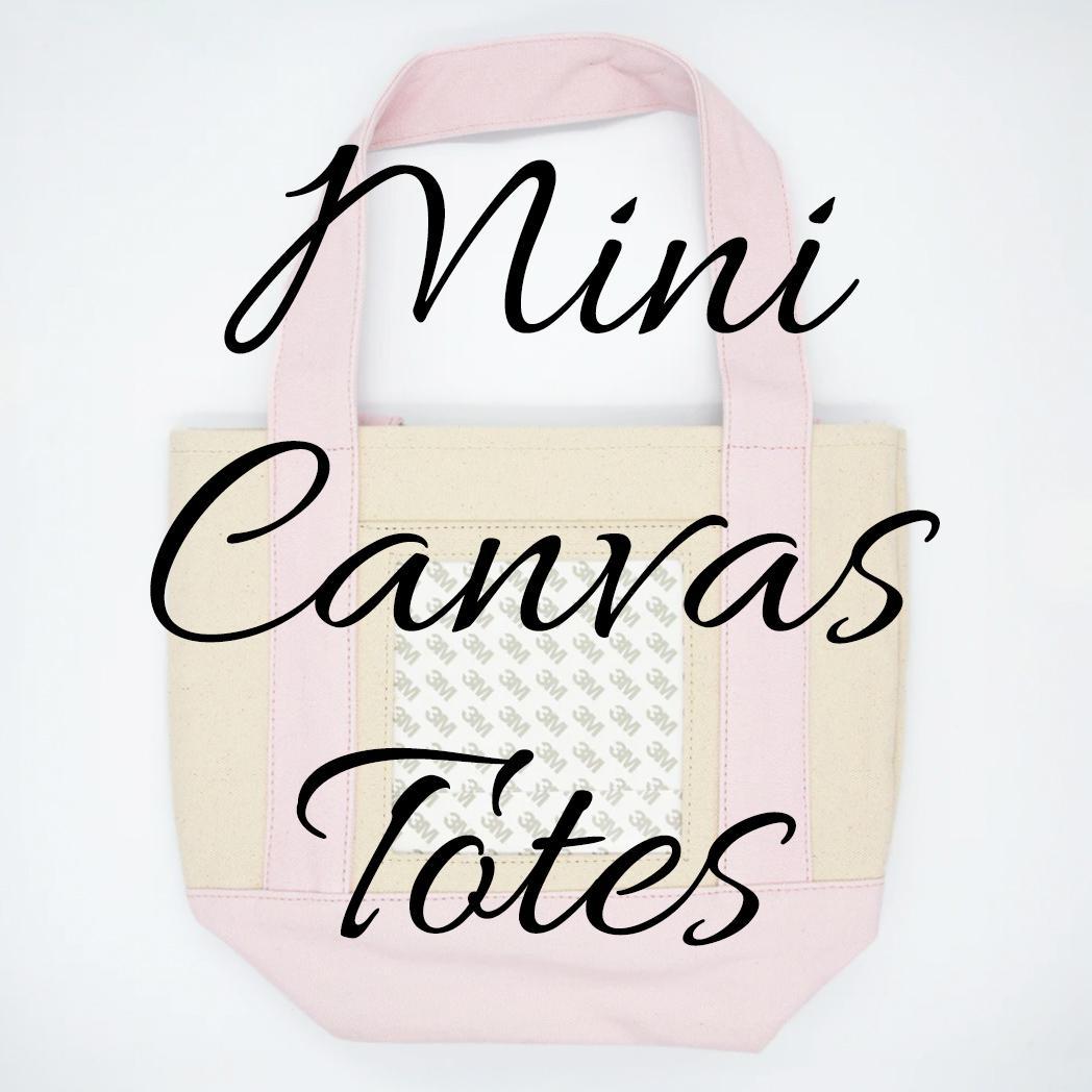 Self-Finishing Mini Canvas Tote