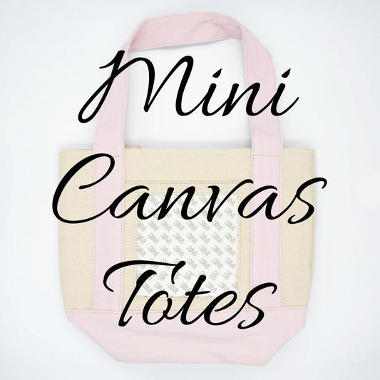 Self-Finishing Mini Canvas Tote