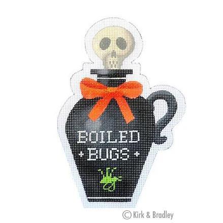 Boiled Bugs Poison Bottle (by Bradley Needlepoint) KB322