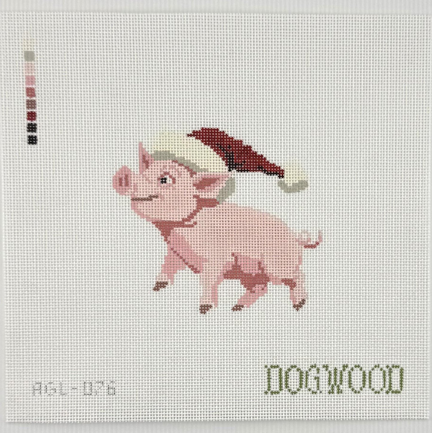 Santa Pig (by Dogwood Needlepoint)