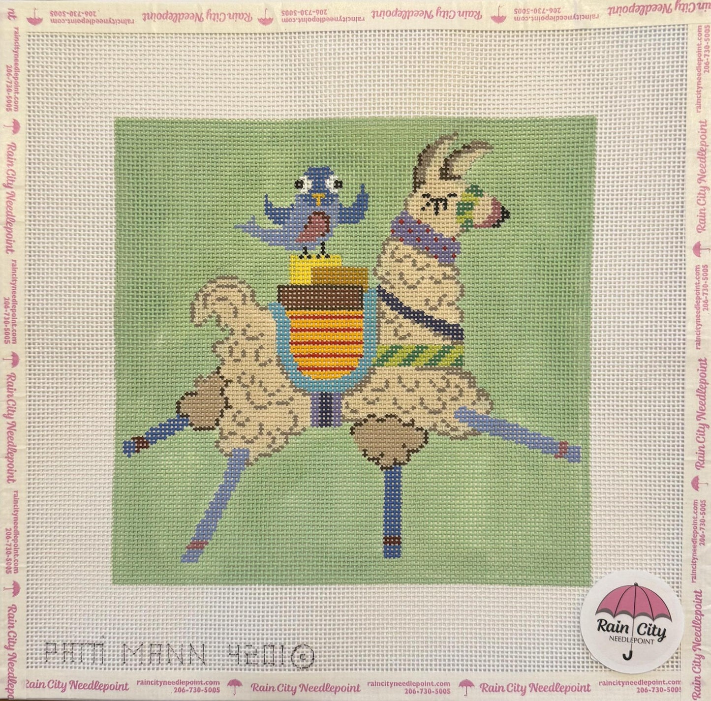 Lama w/ Bird (by Patti Mann) 4201