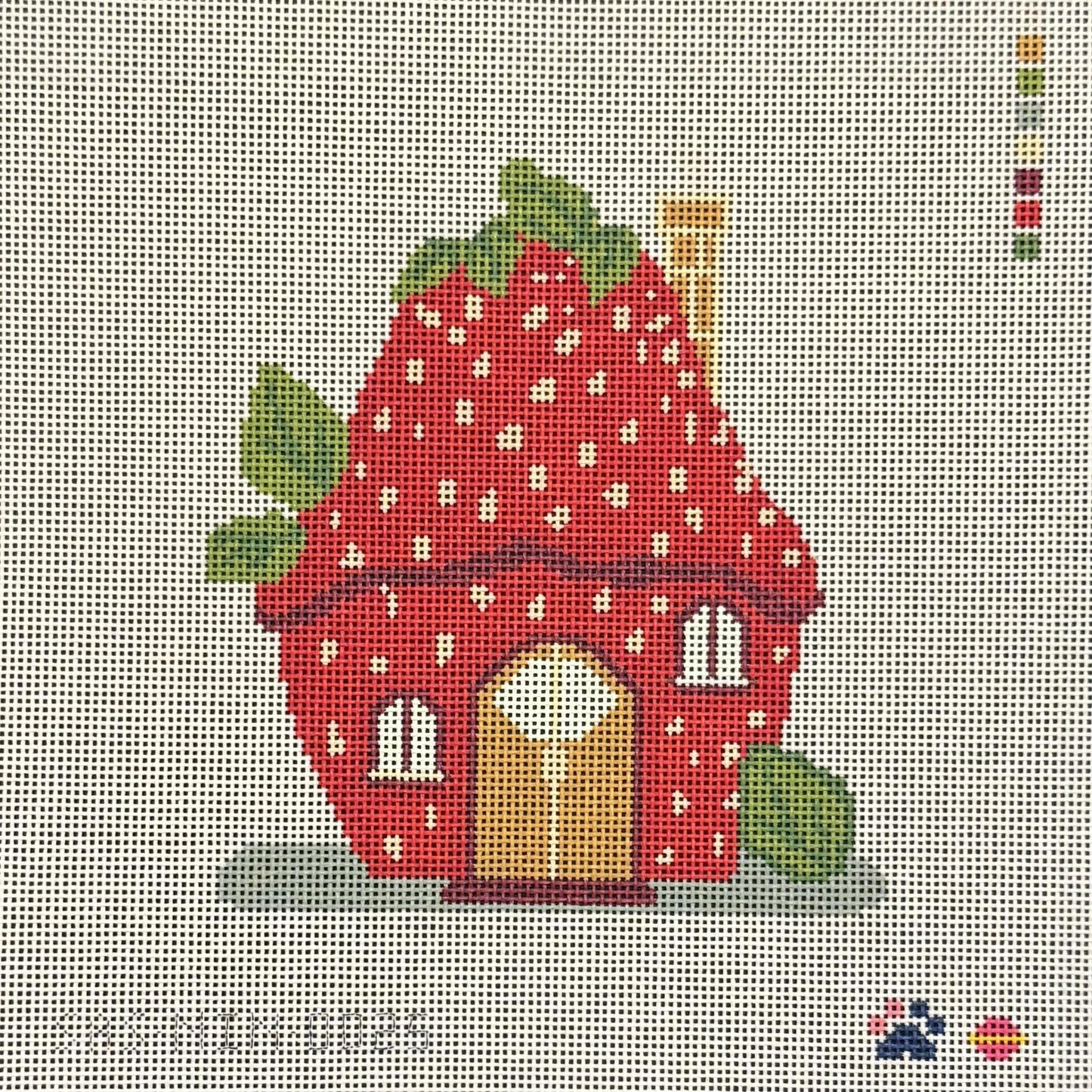 Strawberry House (by Saturnalia Stitching)