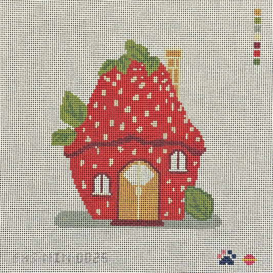 Strawberry House (by Saturnalia Stitching)