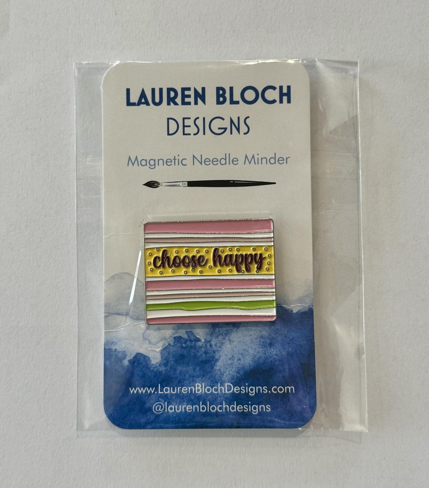Choose Happy (LB) needle minder