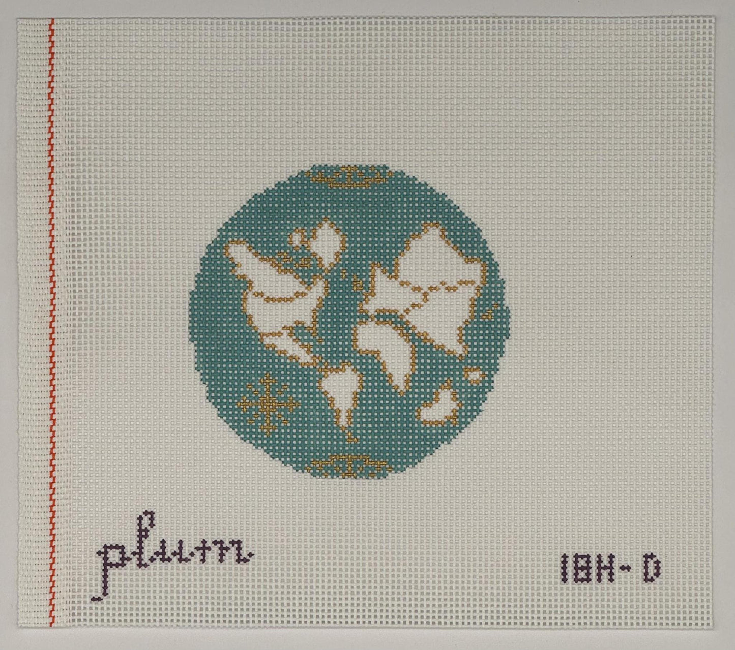Atlas Round in Mallard (by Plum Stitchery) 18H-D