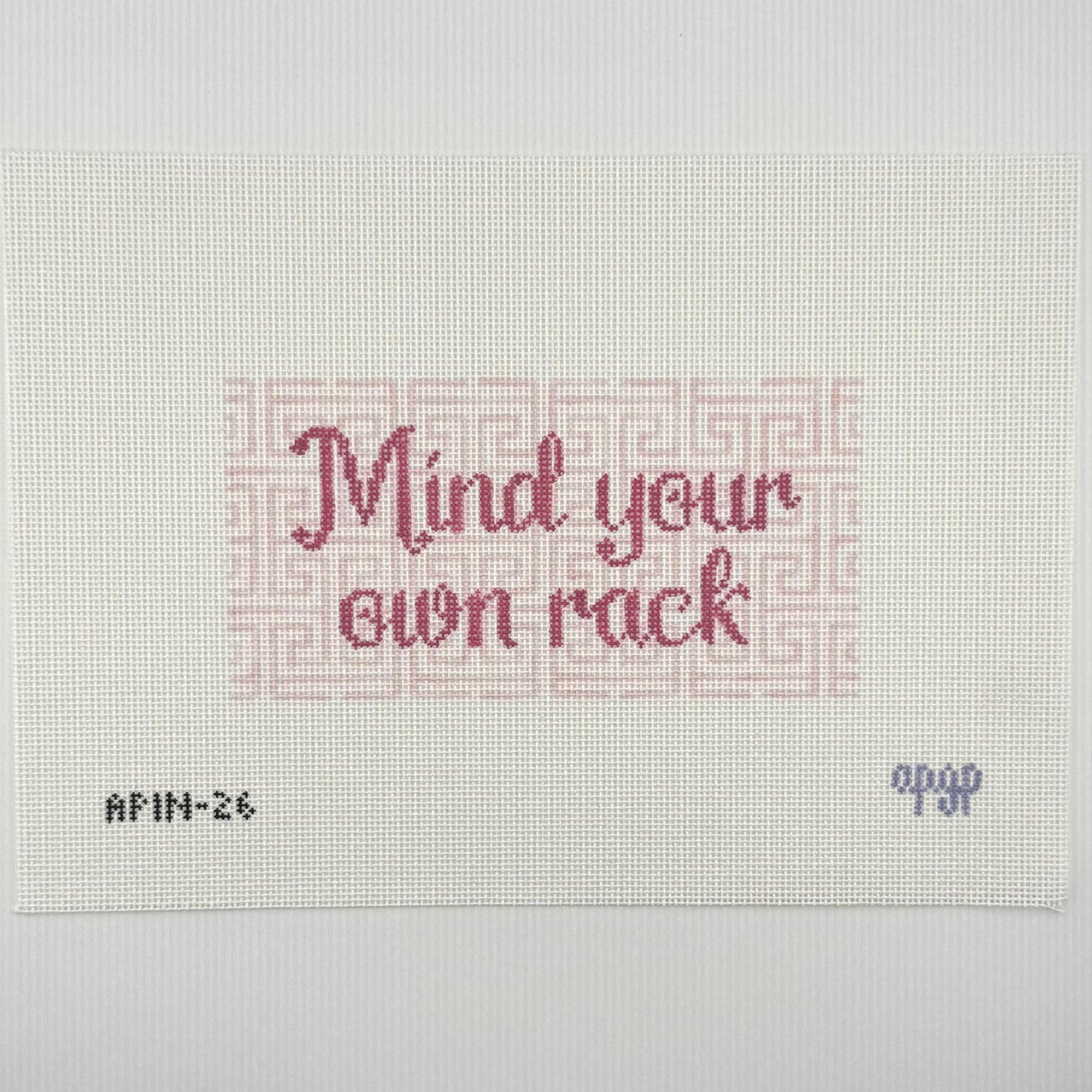 Mind Your Own Rack (by Melissa Loves Needlepoint)