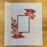 Poinsettia Frame (by The Gingham Stitchery) KW21