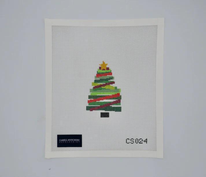 Stackable 4.5" Holiday Colors Tree (by Cabell Stitchery) - CS02-4