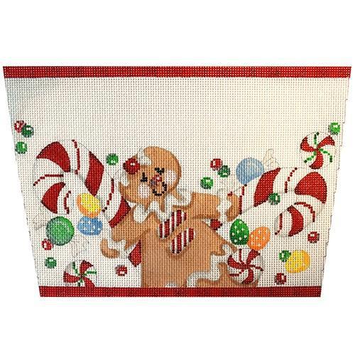 Gingerbread Girl Stocking Cuff (by Bradley Needlepoint) ST808