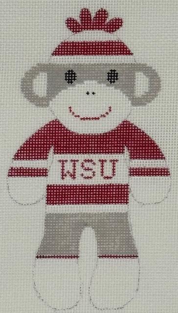 Sock Monkey Washington State WSU (by J. Malahy Designs)