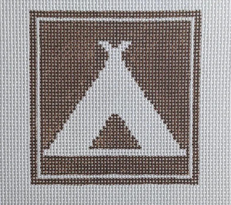Camping Tent Outdoor Sign (by Fire and Iris) FI 041-C