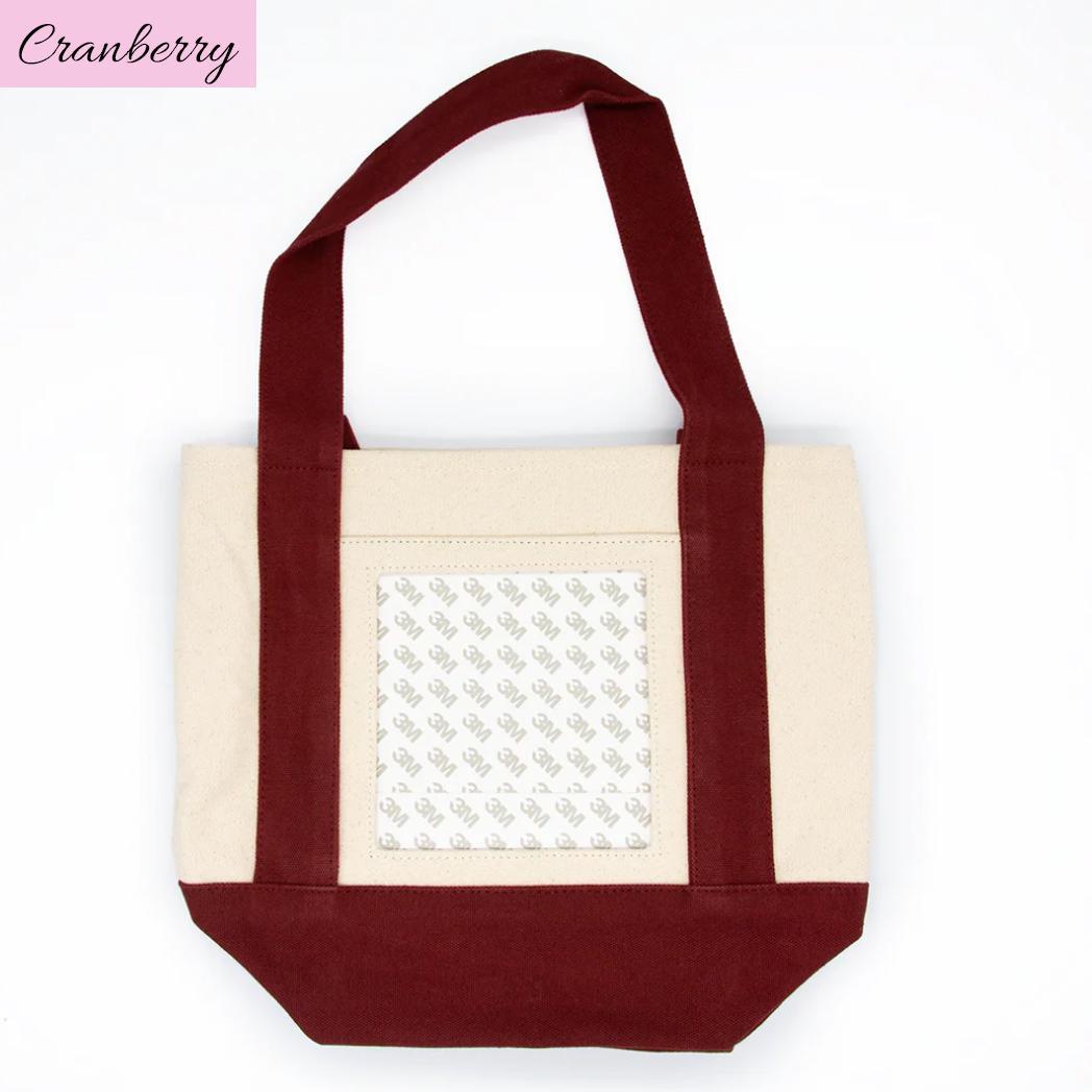 Self-Finishing Mini Canvas Tote
