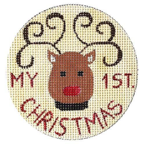 My First 1st Christmas Reindeer Round (by Alice Peterson) X383