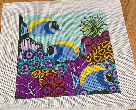 Tangs in Reef  (by Melissa Prince) B-393