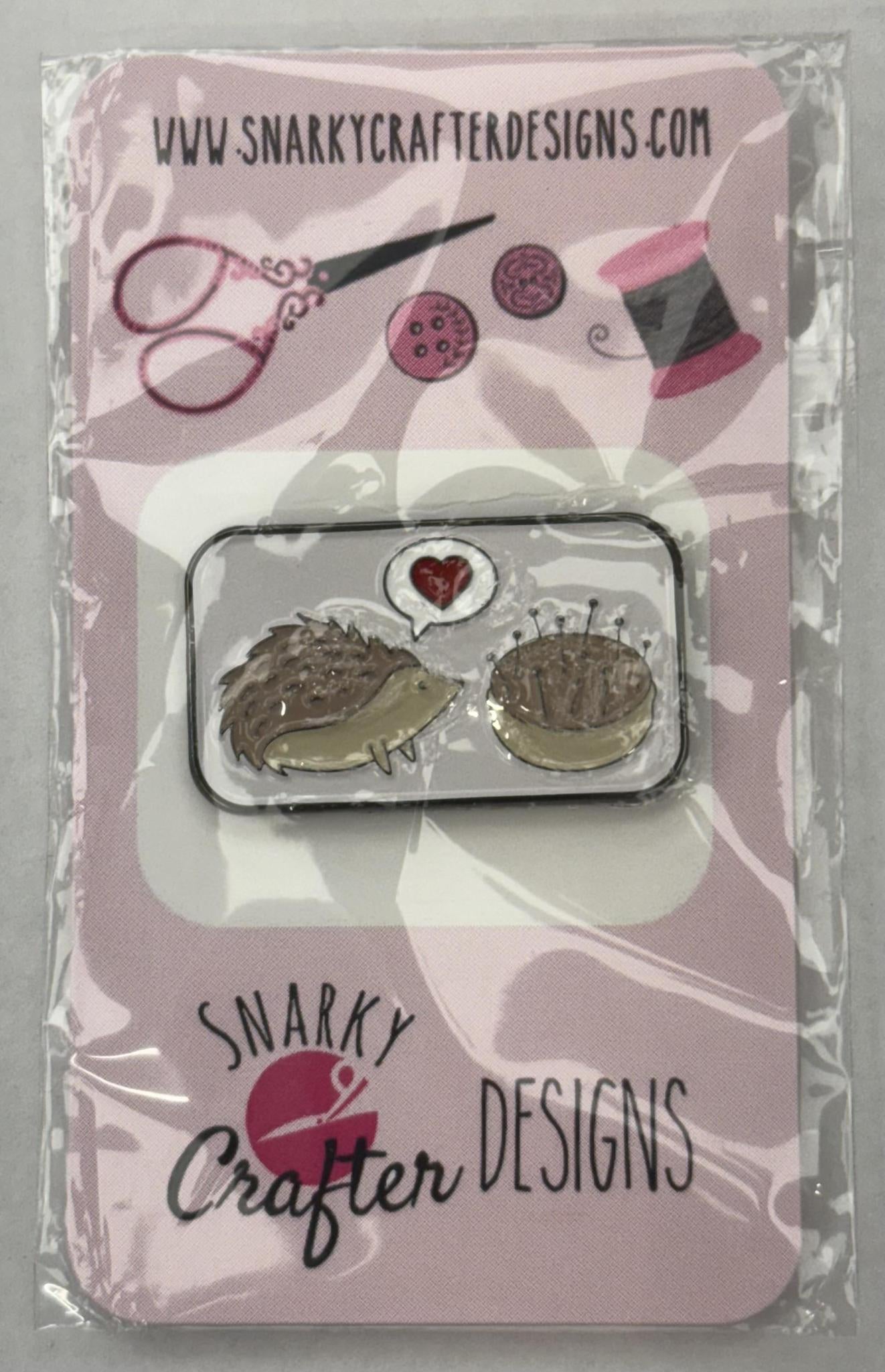 Hedgehog Pin Cushion (SC) needle minder
