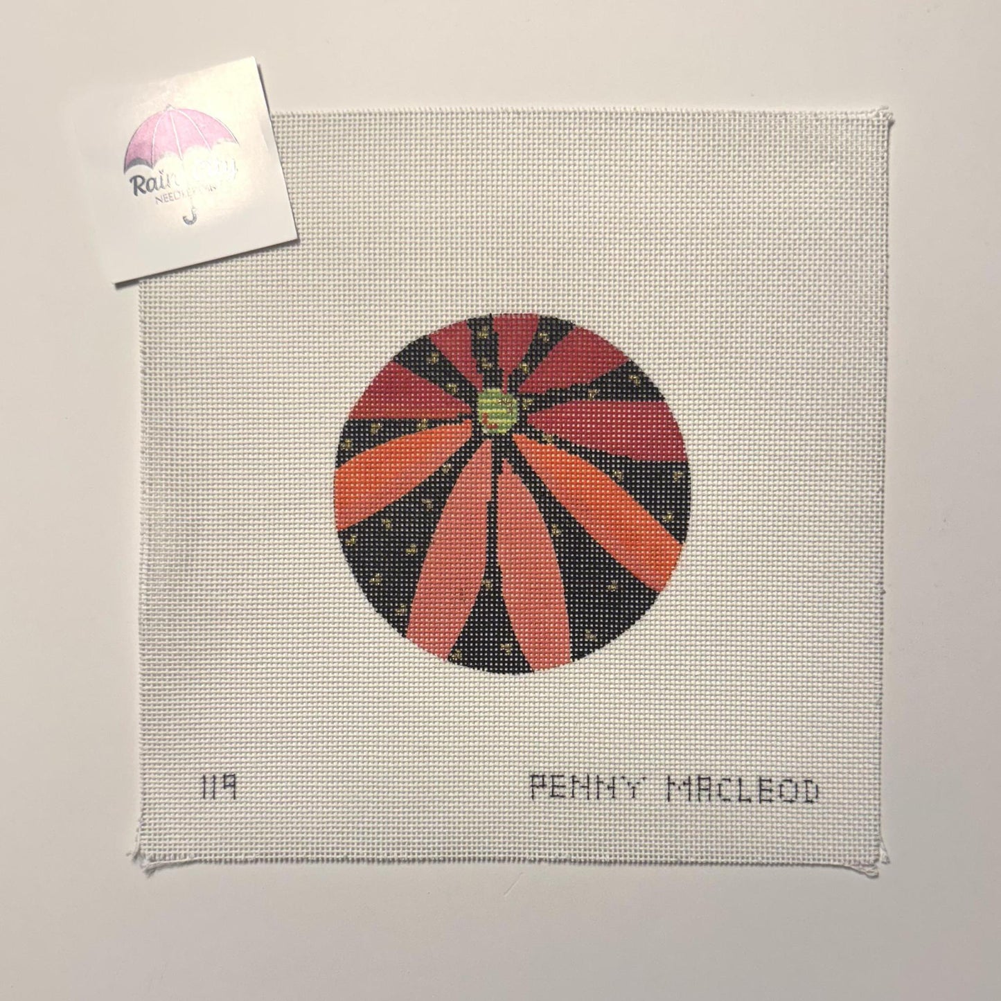 Orange Flower Round (by Penny MacLeod)